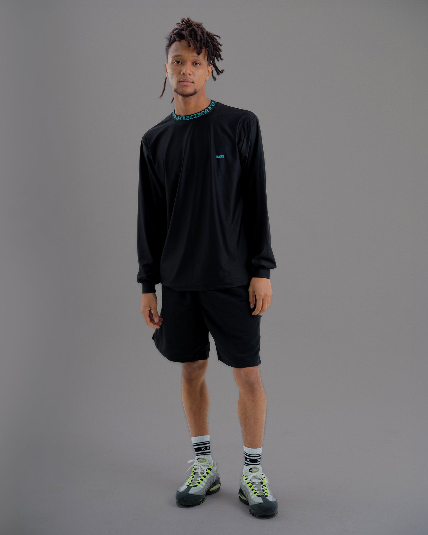 Mini Box Logo/Old English Logo Rash Guard