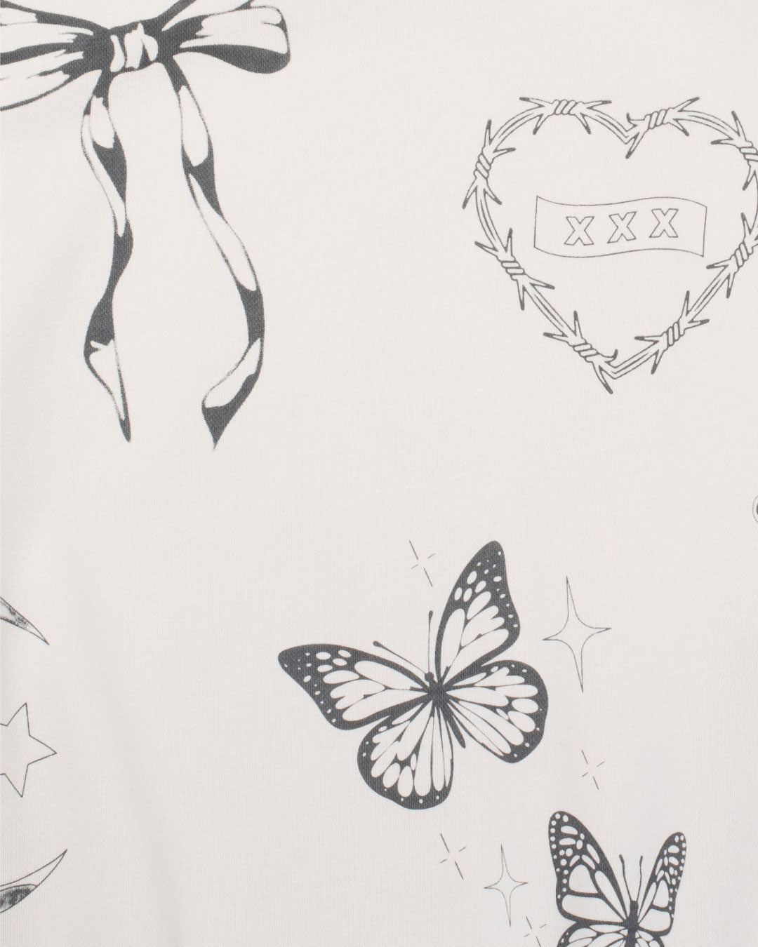 XXX Multi Tattoo Print Sweatshirt