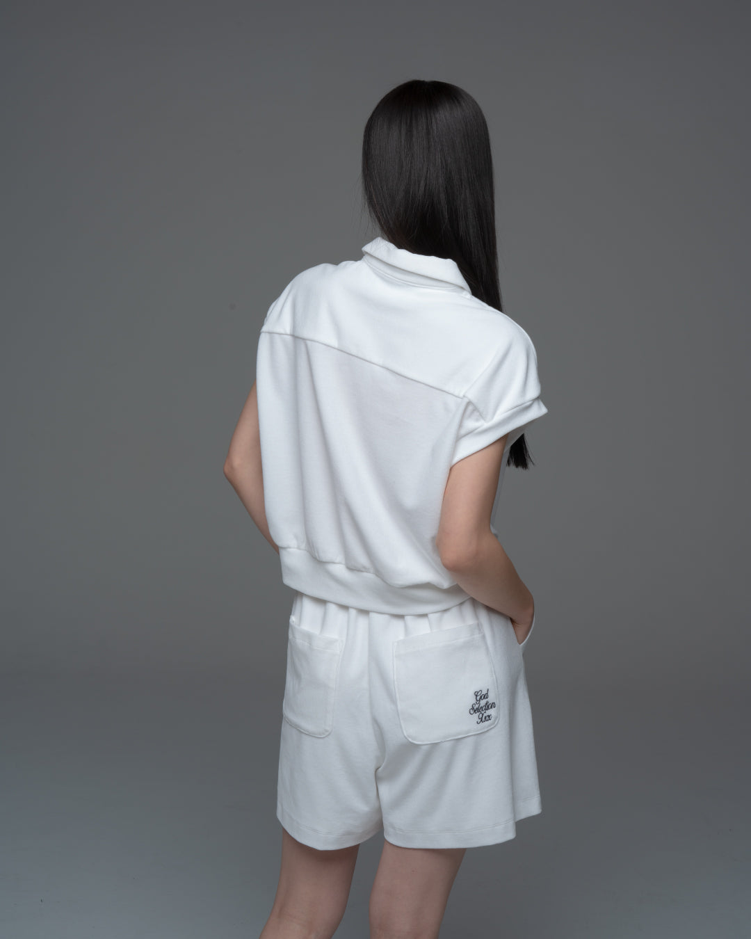 Script Logo Pile Polo Shirt