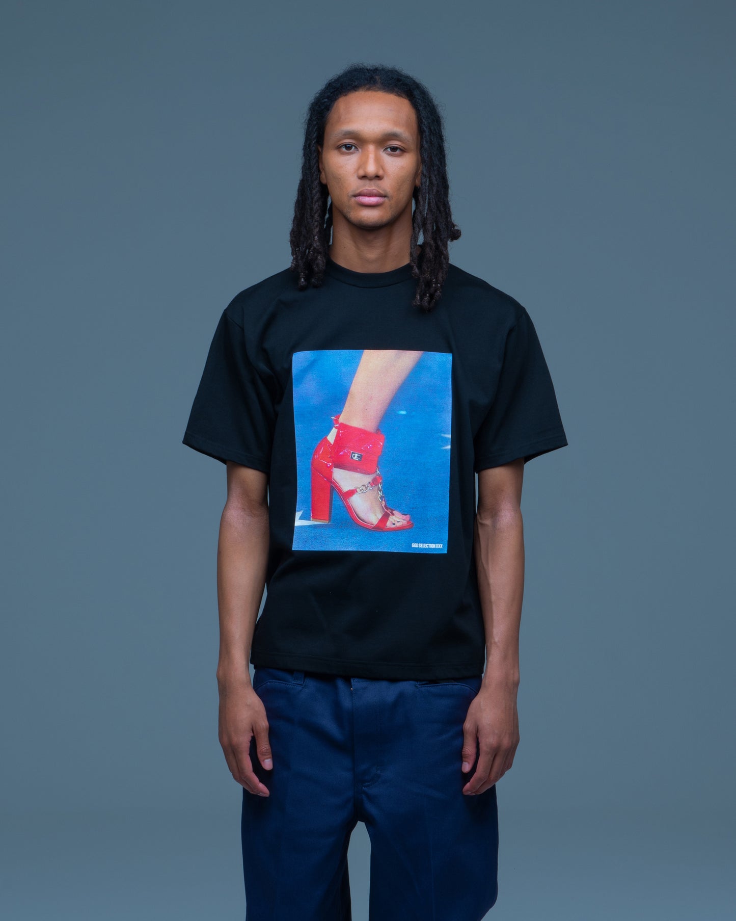 Red Heel & Pouch Photo Tee