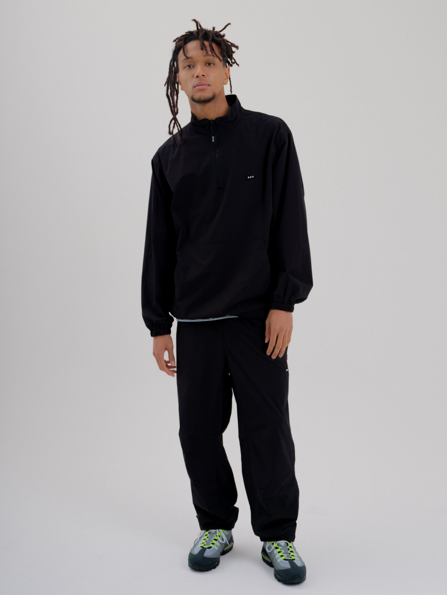 Box Logo Half Zip Track Jacket