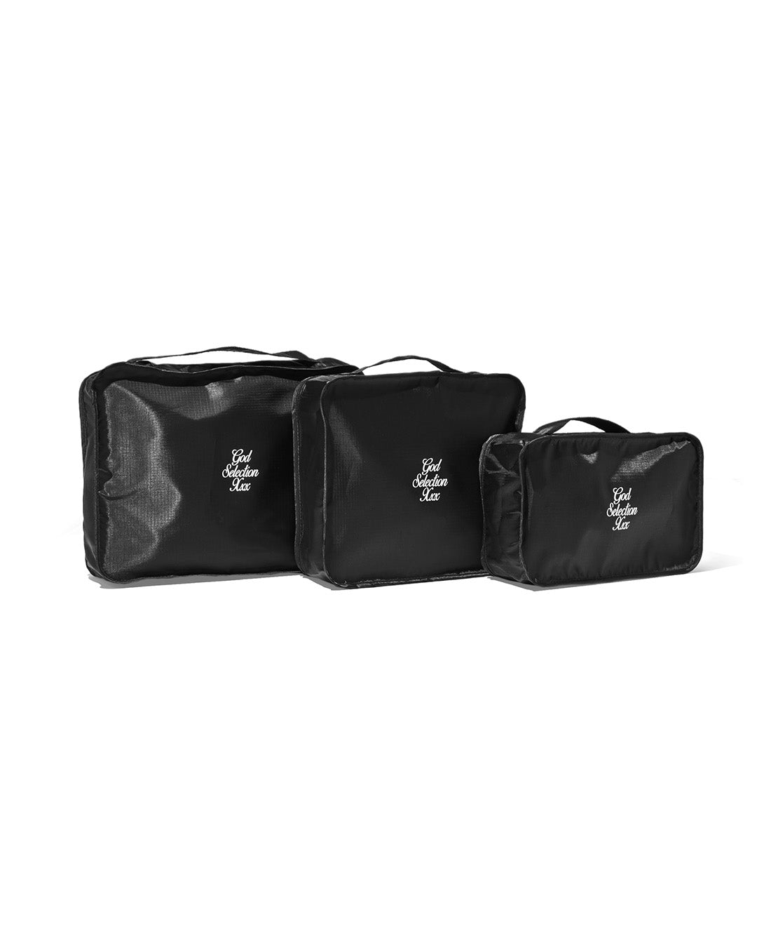 Script Logo Organizer Pouch (Set of 3)