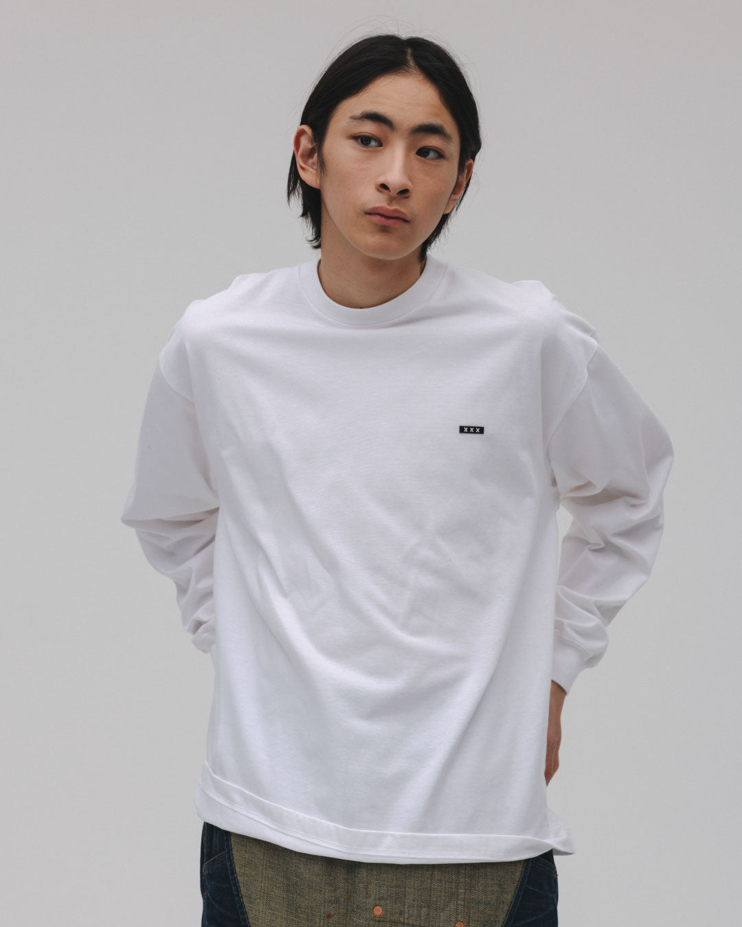 Mini Box Logo Long Sleeve Tee