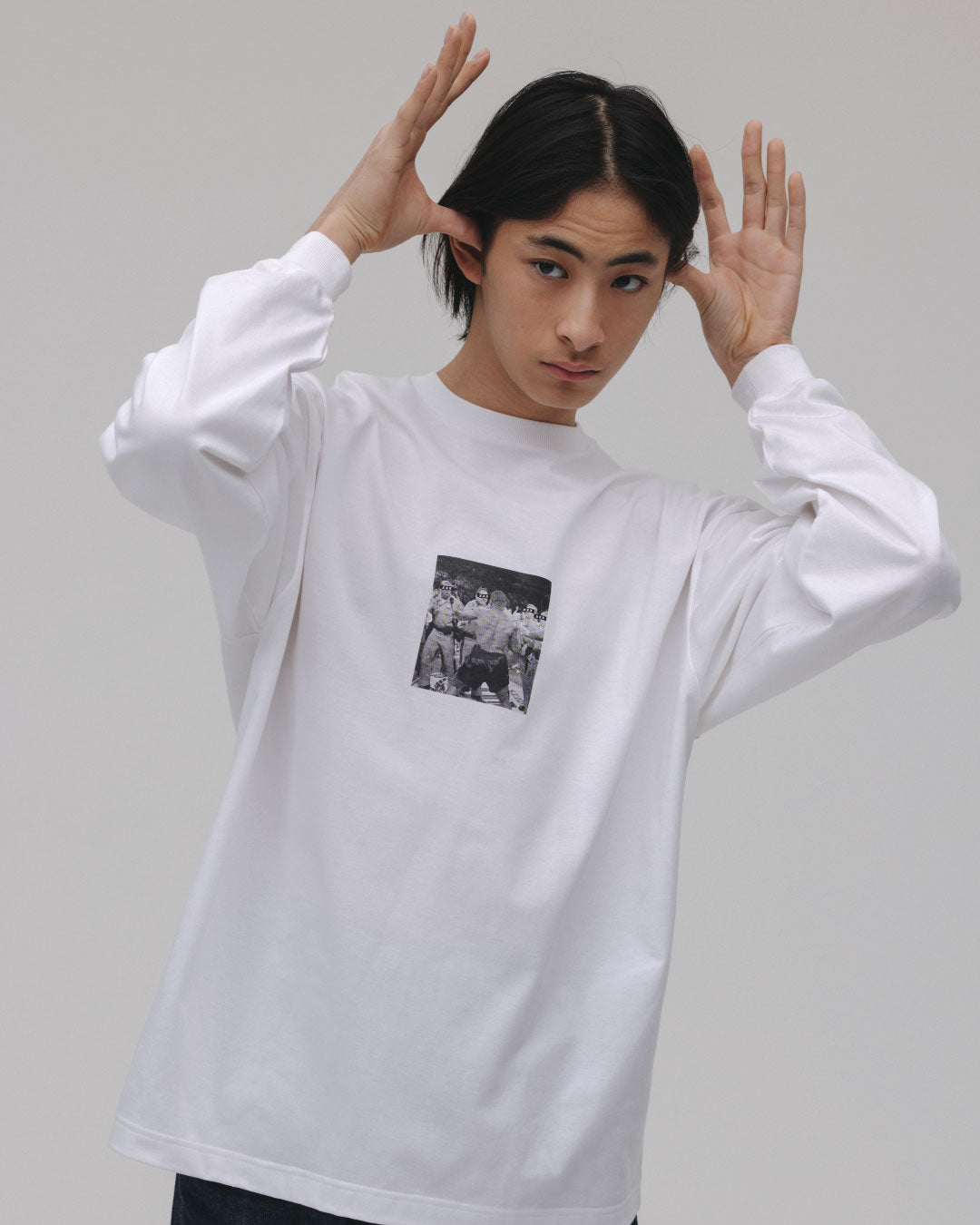 Boxer Photo Long Sleeve Tee