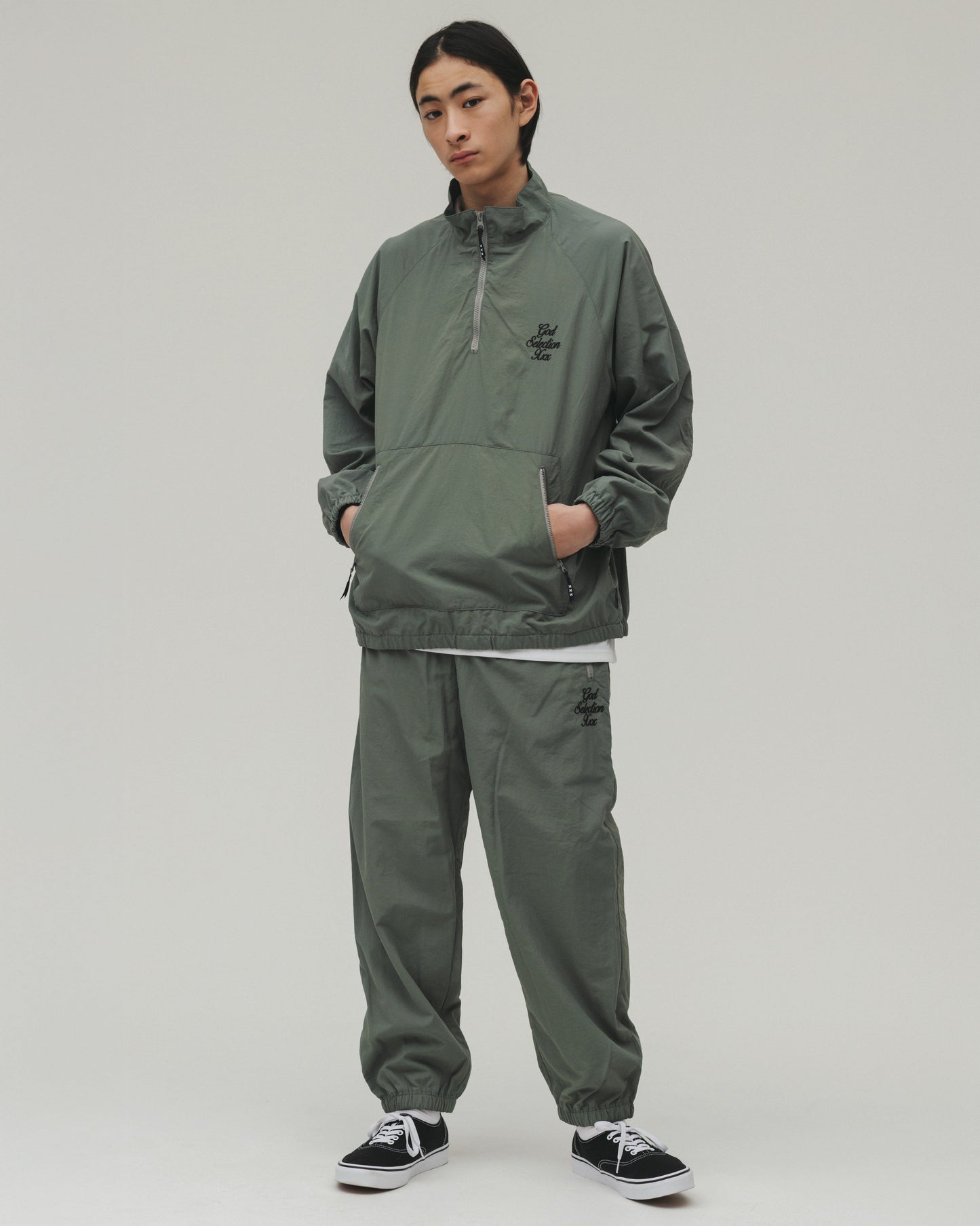 Script Logo Nylon Jodhpurs pants