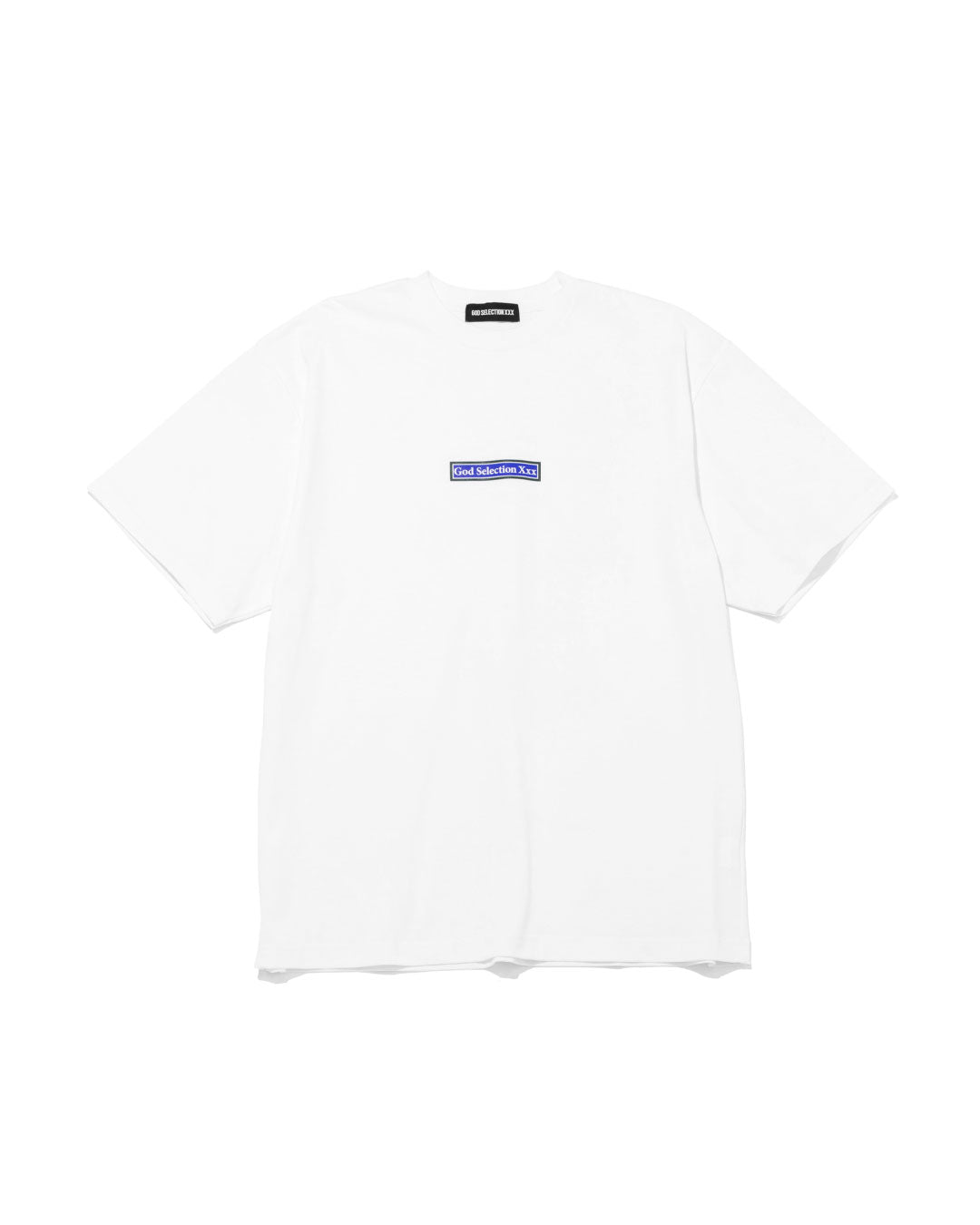 GOD SELECTION XXX Blue Box Logo Tee