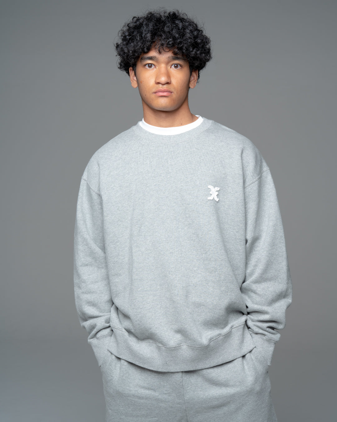 Initial Logo  Crewneck Sweatshirt