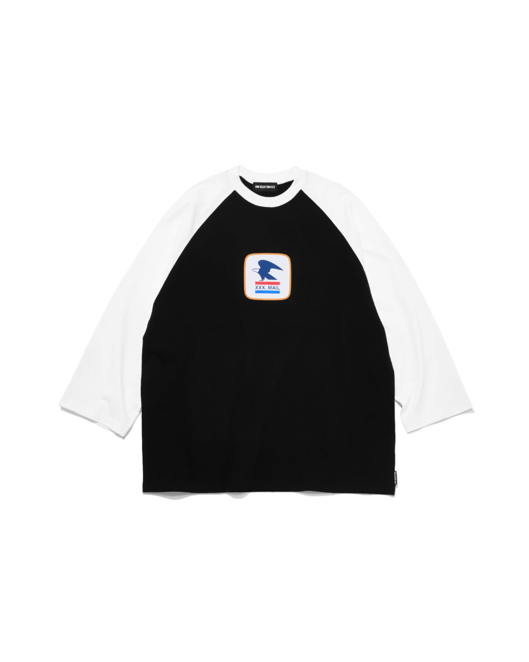 XXX MAIL Parody Logo Raglan Sleeve Tee