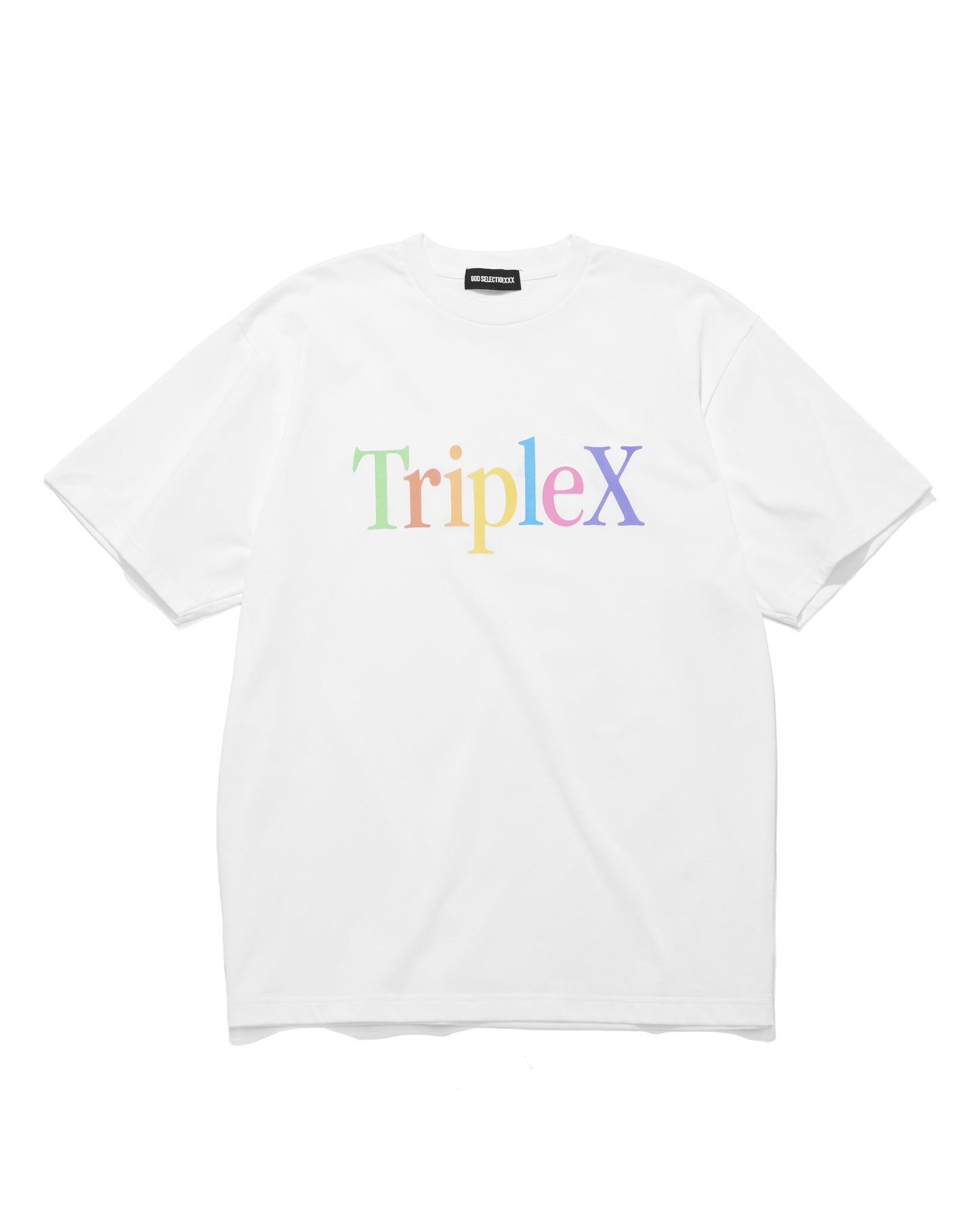 "TripleX" Multi-Color Logo Tee