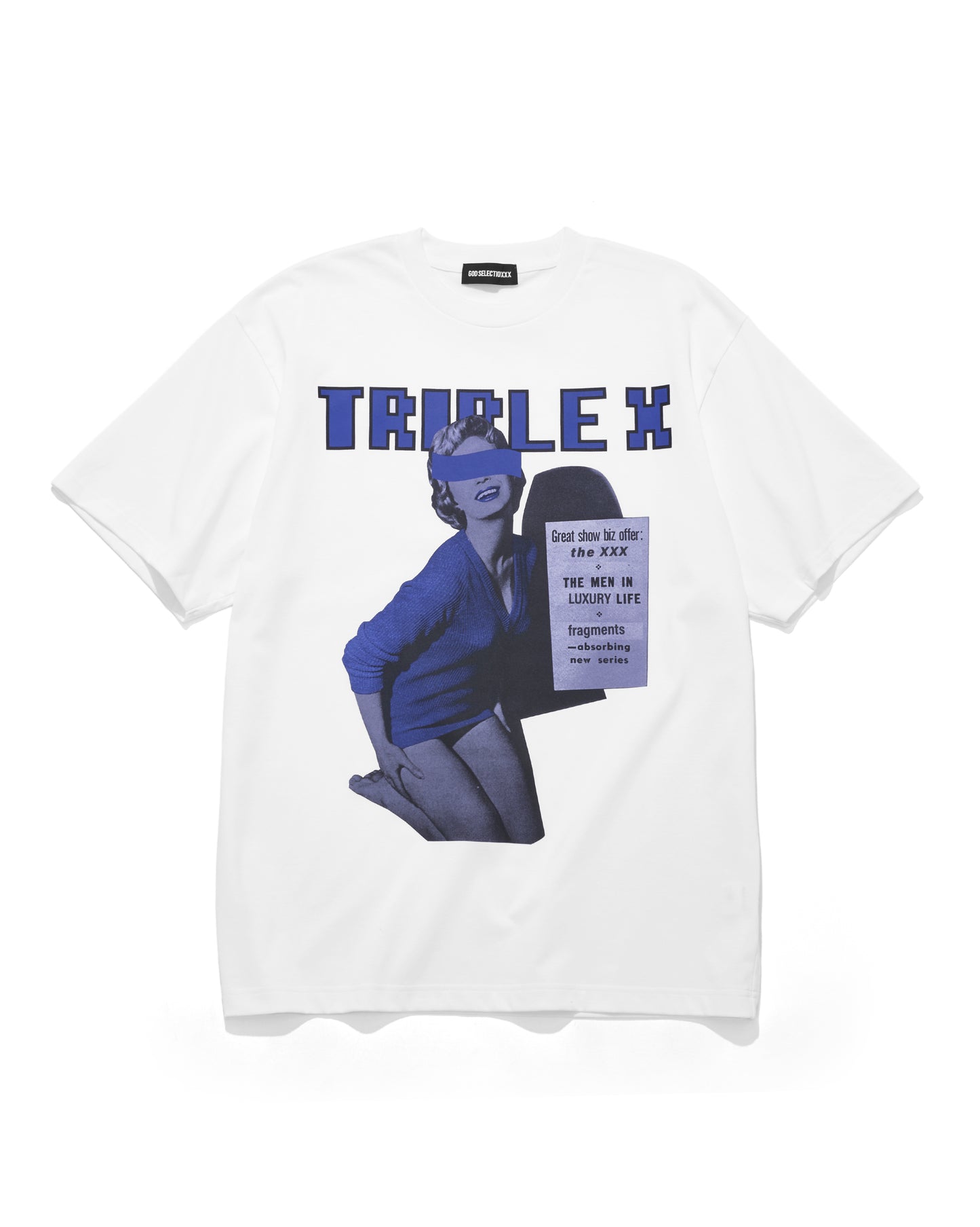 "TRIPLEX" Block Letter Logo Photo Tee