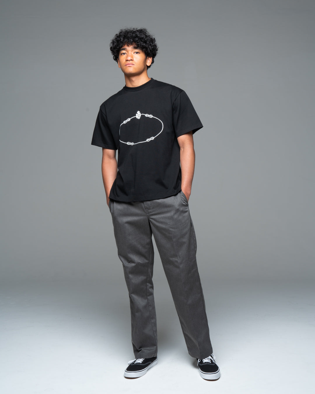 "Oval Rope" Logo Tee
