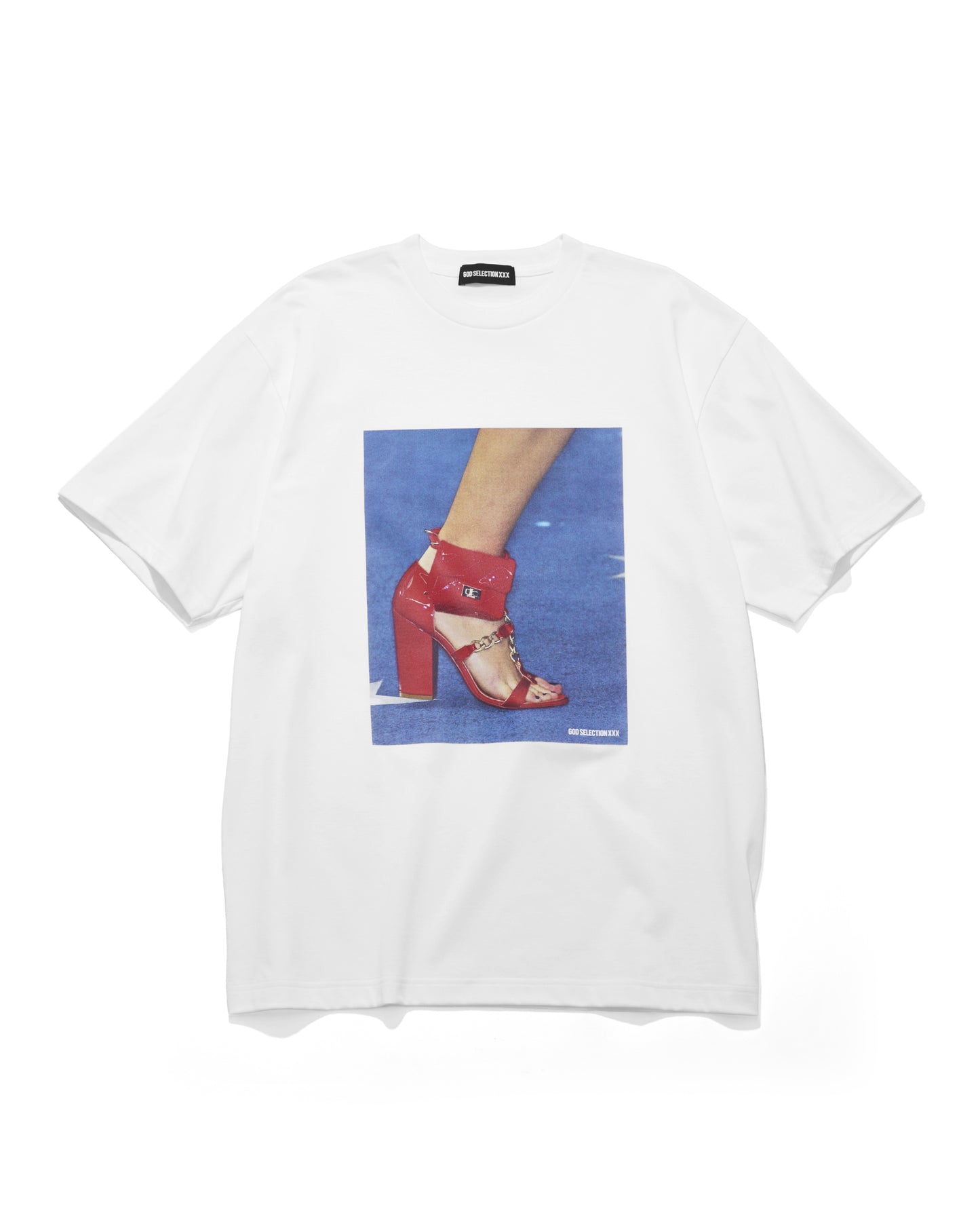 Red Heel & Pouch Photo Tee