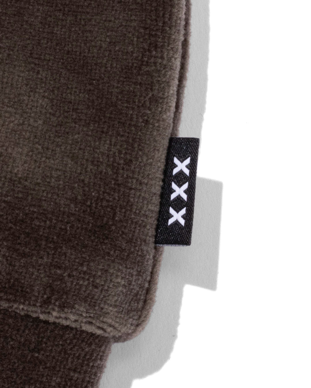 Script Logo Velour Zip-Up Hoodie
