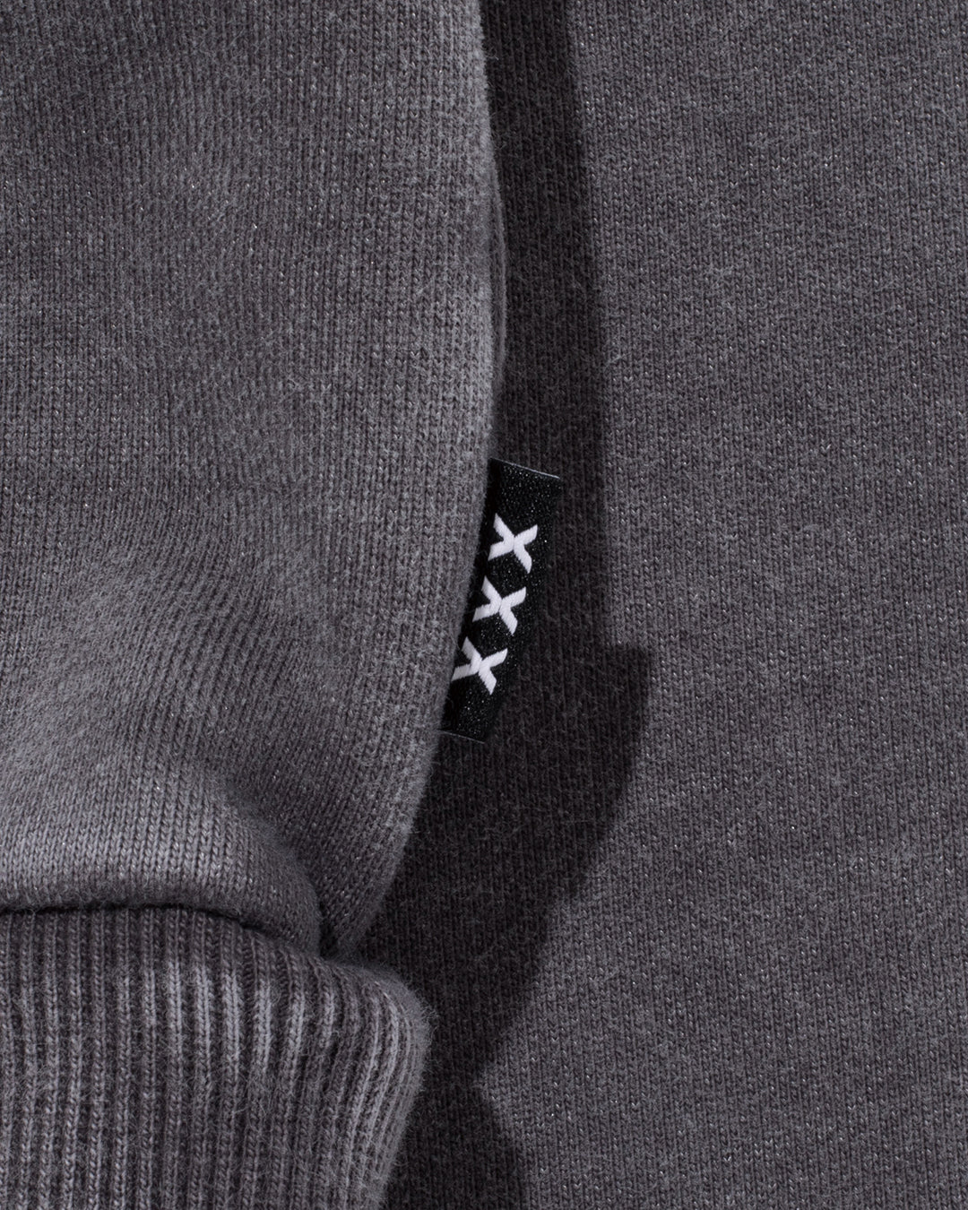 Rhinestone Logo Pigment Dyed Crop Hoodie