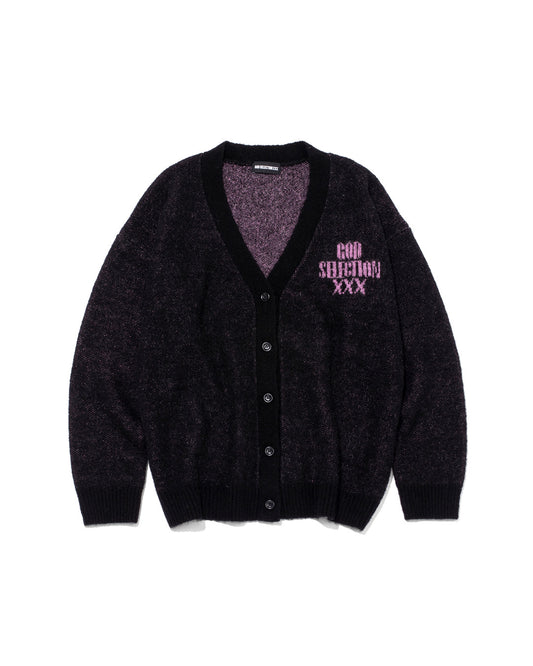 XXX Tall Logo Mohair Knit Cardigan
