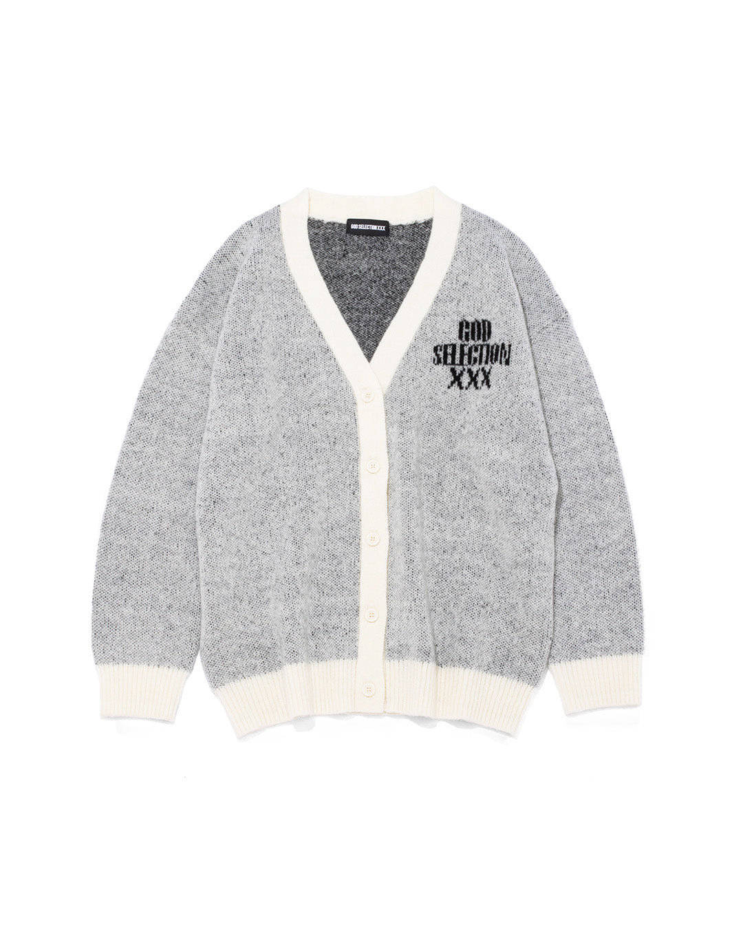 XXX Tall Logo Mohair Knit Cardigan