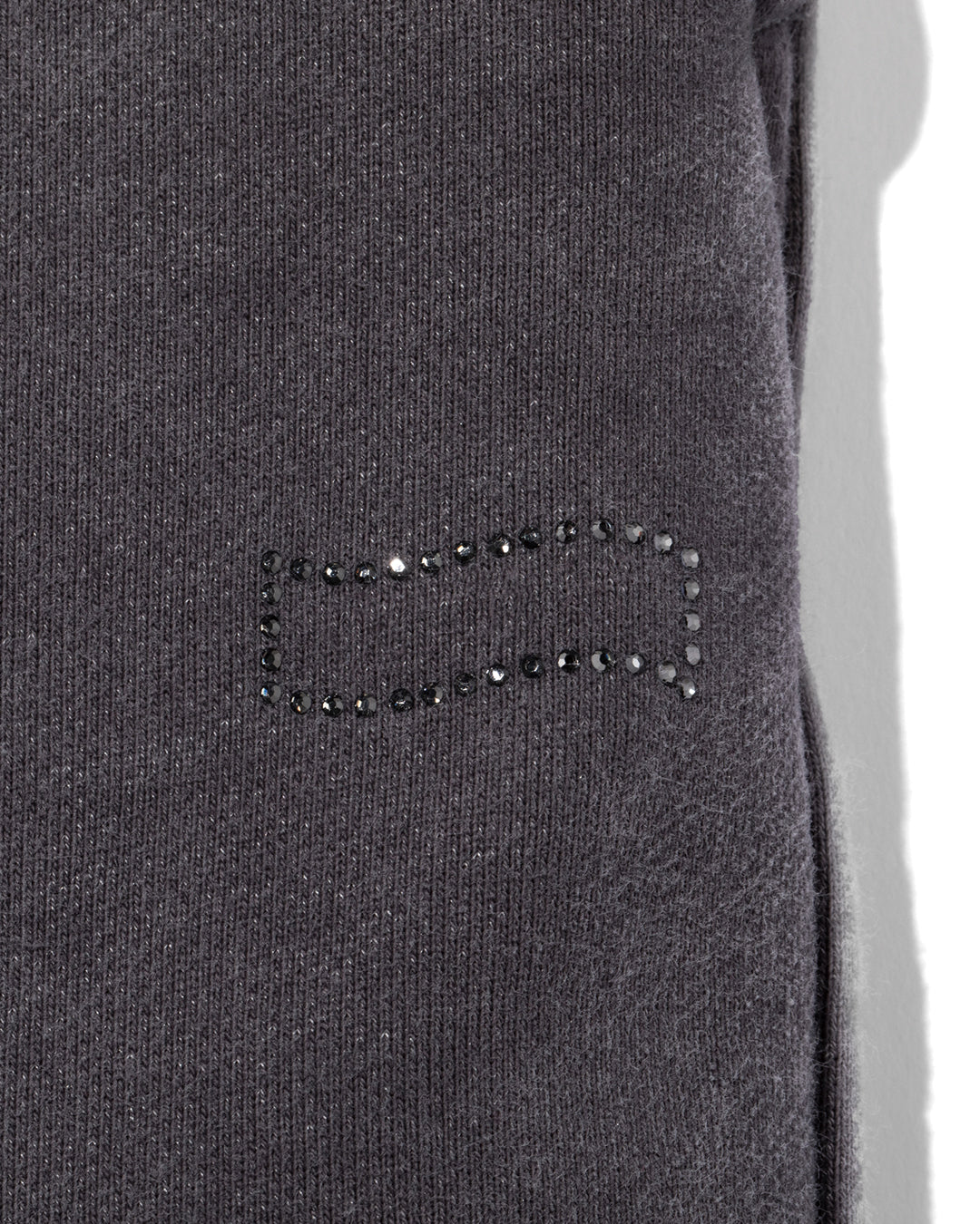 Rhinestone Logo Pigment Dyed Cargo Long Skirt