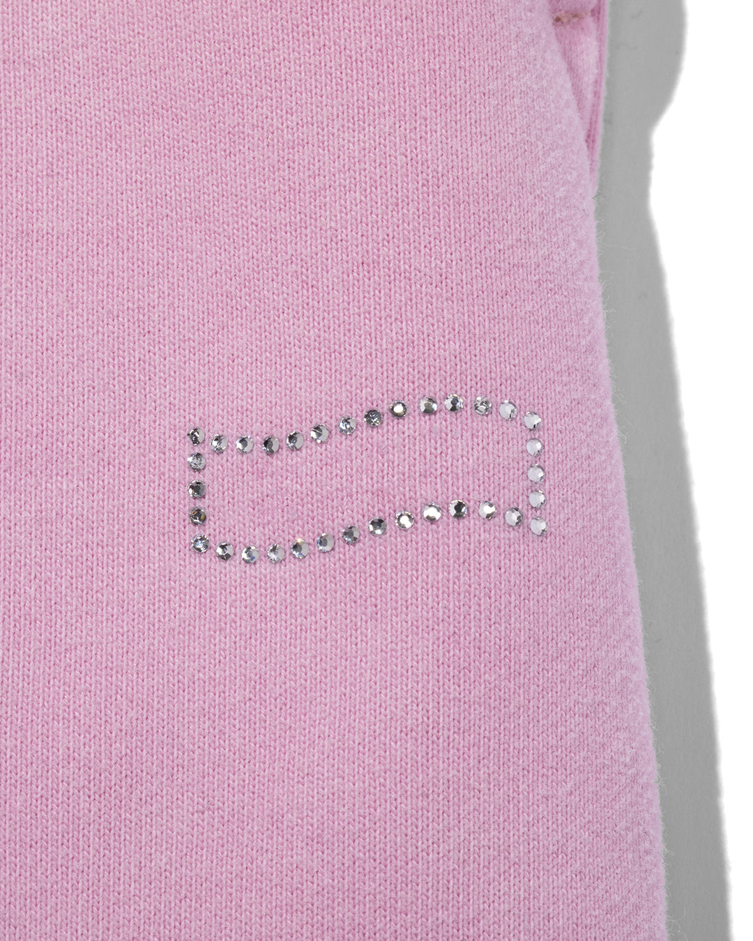Rhinestone Logo Pigment Dyed Cargo Long Skirt