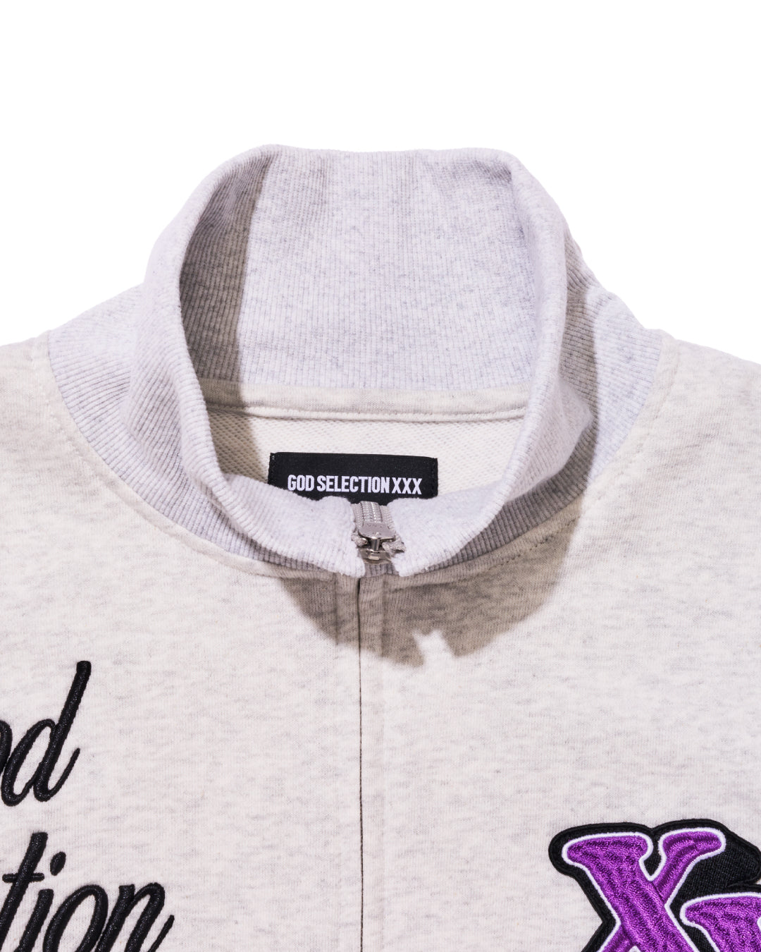Multi-Logo Patch ZipUp HighNeck Jacket