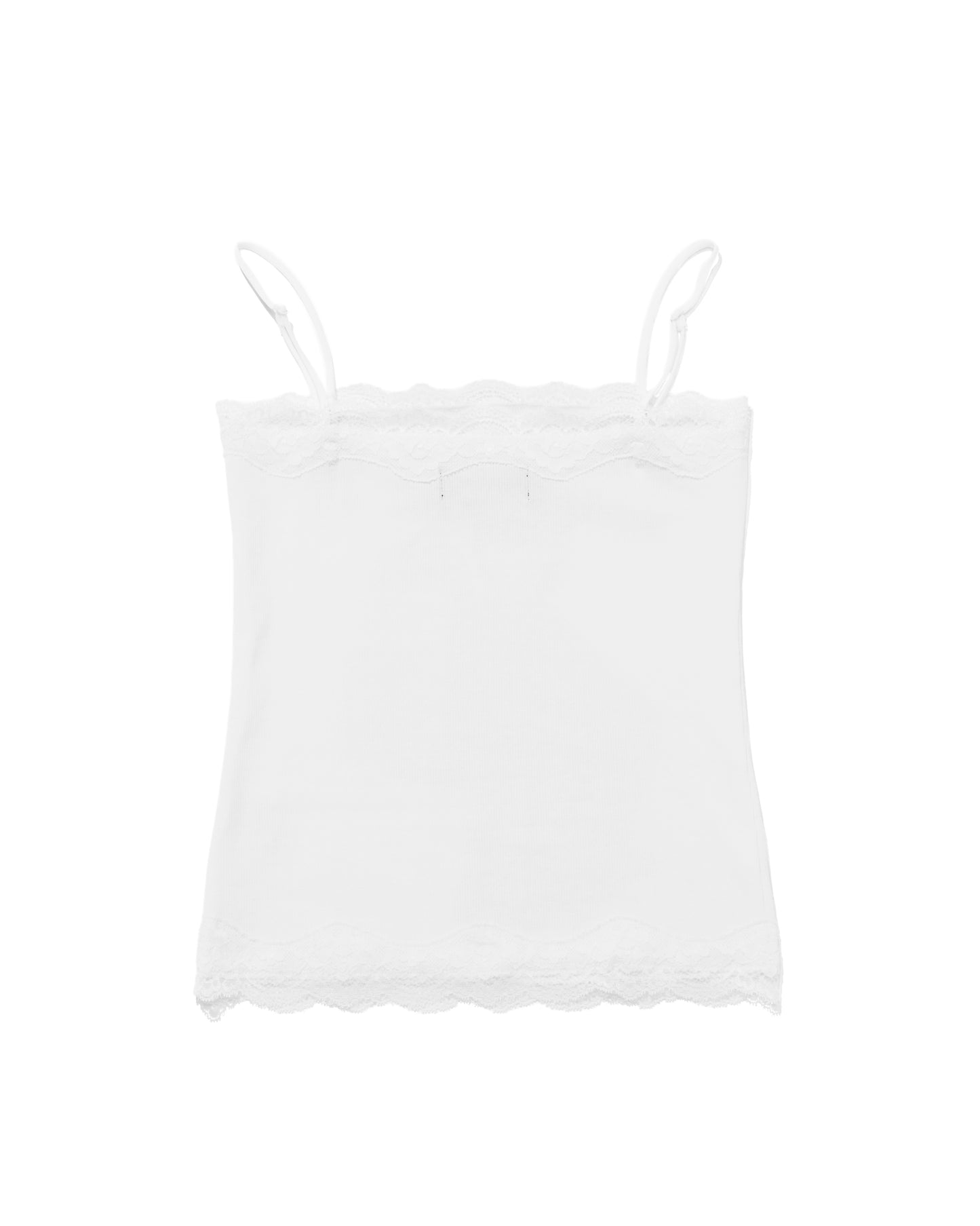 "TRIPLEX" Block Letter Logo Photo Lace Bare Top (Camisole)