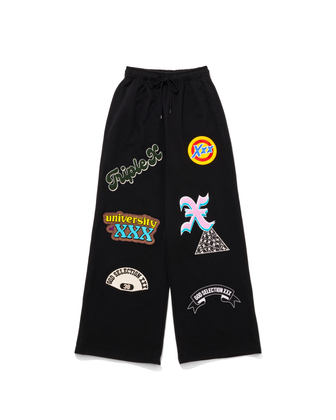 Multi-Logo Patch Sweat Longpants
