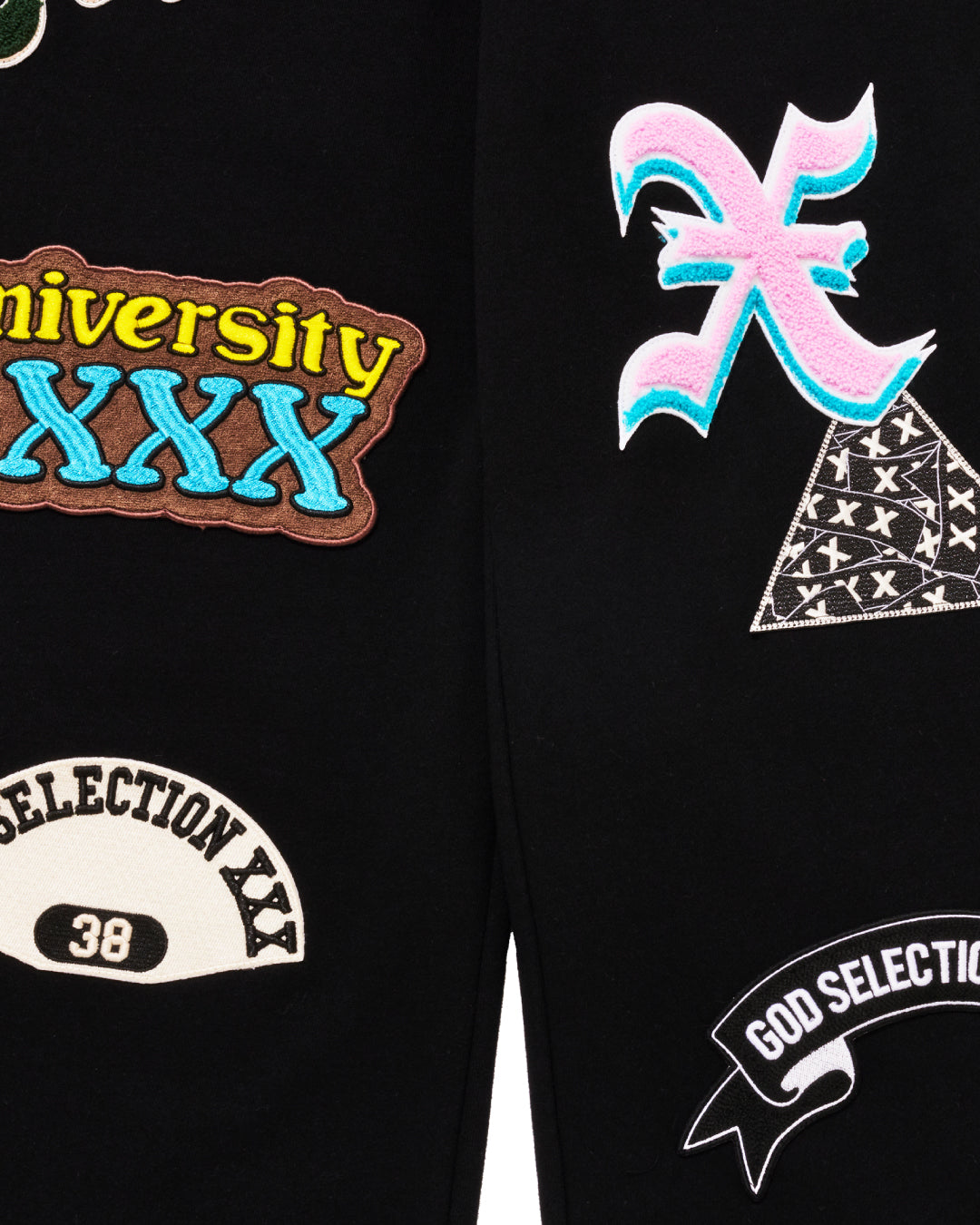 Multi-Logo Patch Sweat Longpants