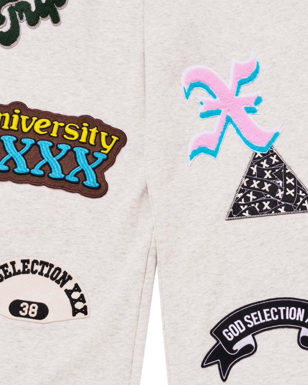 Multi-Logo Patch Sweat Longpants