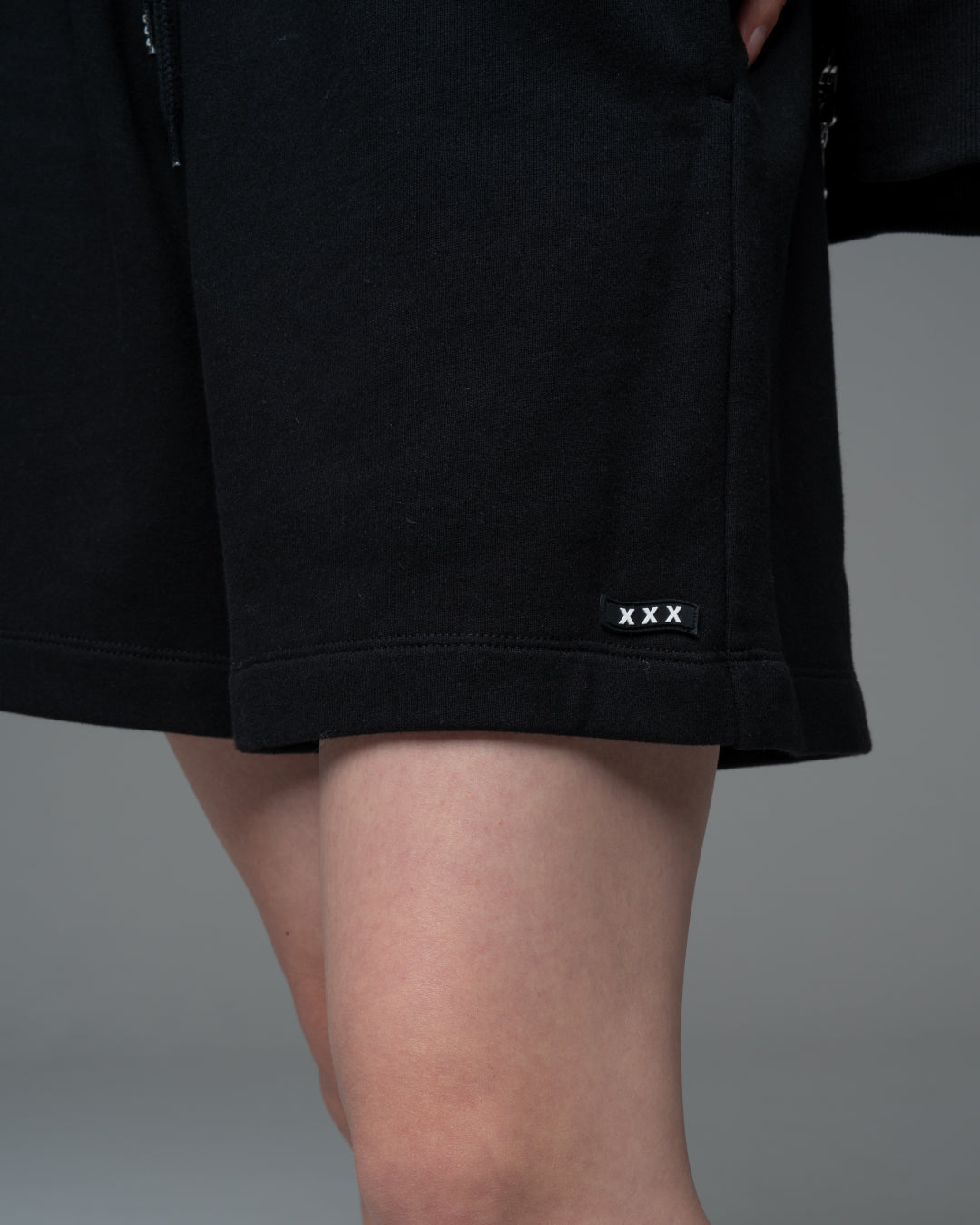 Mini Box Logo Layered Stripe Sweat Shortpants